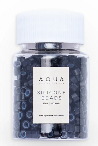 Black Silicone Beads