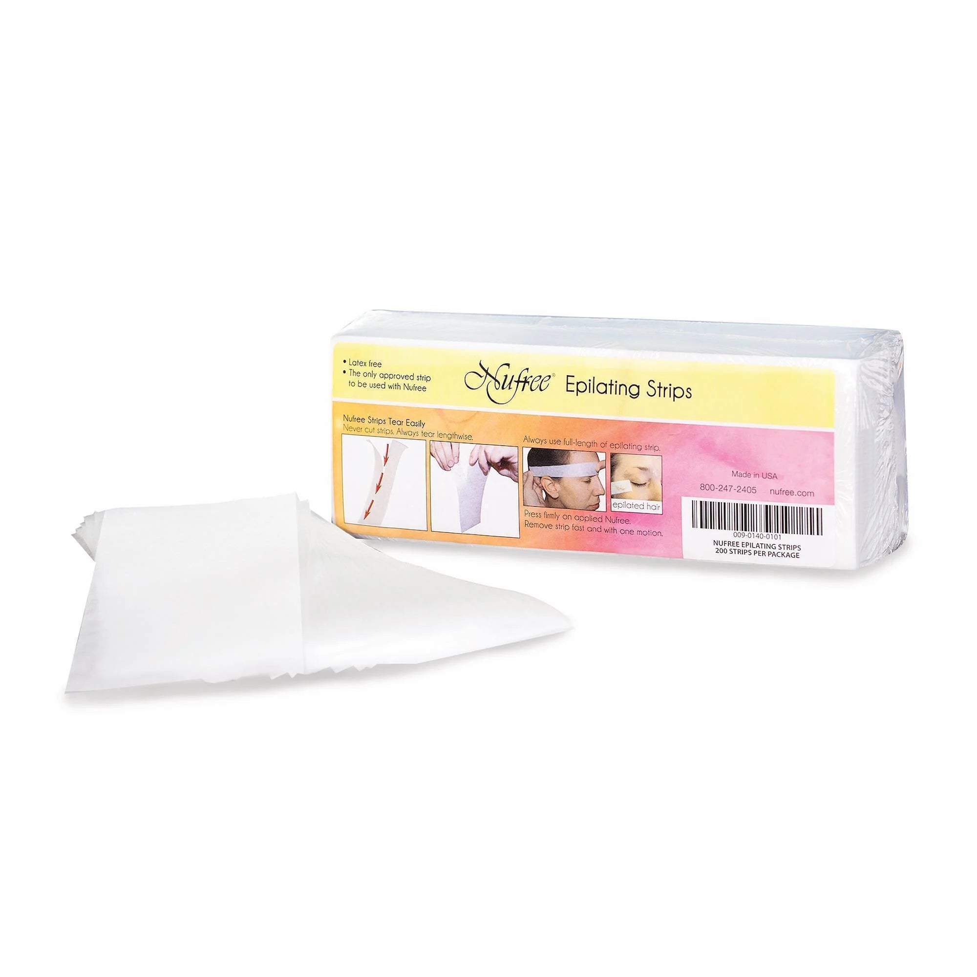 Epilating Strips 200 Pack